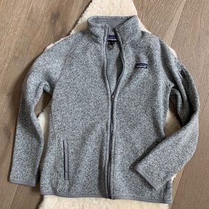 Patagonia better sweater heather fleece zip jacket